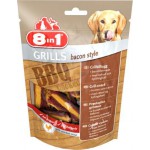 8in1 grills bacon-снеки в виде бекона из говяжьей кожи и куриного мяса, 80 г